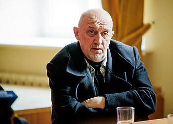 Garbaus jubiliejaus proga pasveikintas aktorius Valentinas Masalskis