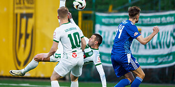 FK „Žalgiris“ nelengvoje kovoje triumfavo prieš Vilniaus rajono „TransINVEST ekipą