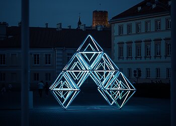 Vilniuje pristatyta Lietuvos dainų šventės šimtmečiui skirta menininko Ray Bartkaus instaliacija „Sodai“