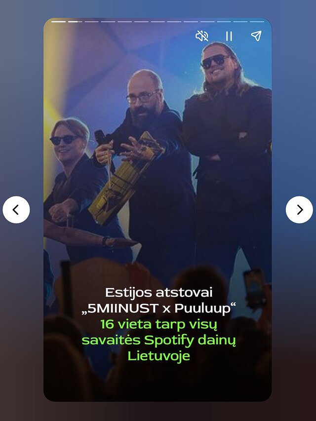 Eurovizinės dainos šią savaitę Spotify