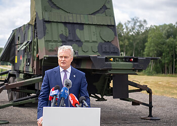 Prezidentas stebi pratybas „Baltijos jungtis 2024“