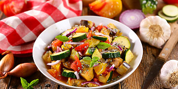 Kokosų aliejuje keptos daržovės