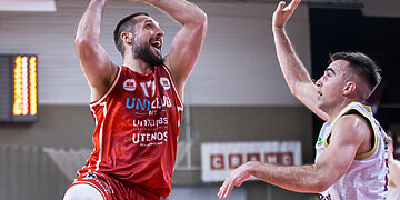 Galingas ketvirtojo kėlinio spurtas leido panevėžiečiams triumfuoti Utenoje