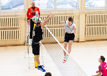 „Meistro kodo“ Lietuvos vyrų tinklinio čempionate „Vilnius TECH“ pergalių seriją nutraukė VU