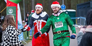 Praūžė kalėdinis Druskininkų bėgimas