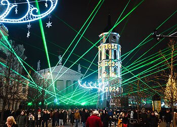 Įspūdingi Naujieji Vilniaus Katedros aikštėje – be fejerverkų