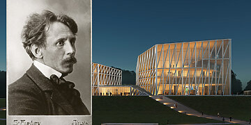 Šalia Nacionalinės koncertų salės bus įamžintas M. K. Čiurlionis