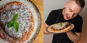 Nebūsit pagalvoję, kad baklažanas gali būti toks skanus: instagramo žvaigždė Andriushim pasidalijo savo receptu