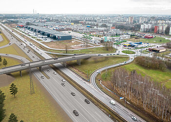 Imasi papildomo saugumo: dėl viaduko statybos laikinai uždaromas ir išvažiavimas iš Ašigalio gatvės į A1 magistralę