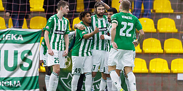 „Žalgiris“ namuose sužaidė lygiosiomis 1:1 su Gargždų „Bangos“ komanda