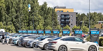 Ignitis ON elektromobilių įkrovimo parkas Palangoje