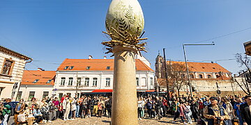 Prie legendinio „Kiaušinio“ – pavasario sutiktuvės su „Baltuoju kiru“ ir kūrybinėmis veiklomis visai šeimai